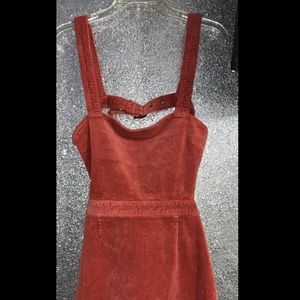 Forever21 Rust Corduroy Dress